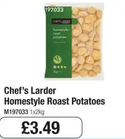 Booker Wholesale Chef's Larder Homestyle Roast Potatoes offer