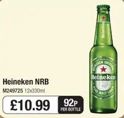 Booker Wholesale Heineken NRB offer