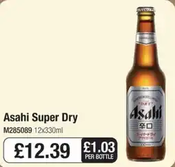 Booker Wholesale Asahi super dry offer
