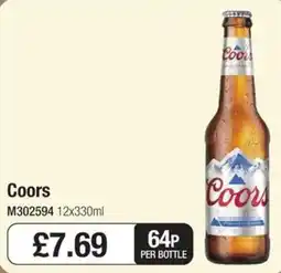 Booker Wholesale Coors offer