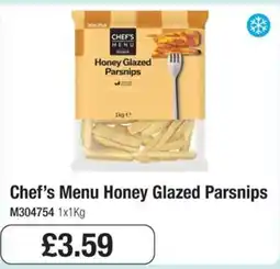 Booker Wholesale Chef's Menu Honey Glazed Parsnips offer