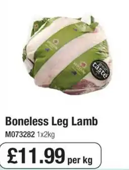 Booker Wholesale Boneless Leg Lamb offer