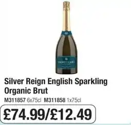 Booker Wholesale Silver Reign English Sparkling Organic Brut offer