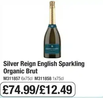 Silver Reign English Sparkling Organic Brut