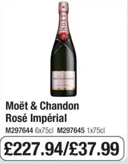 Booker Wholesale Moët & Chandon Rosé Impérial offer