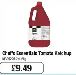 Booker Wholesale Chef's Essentials Tomato Ketchup offer