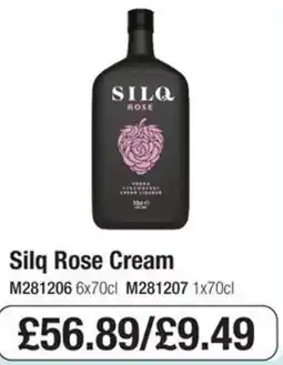 Booker Wholesale Silq rose cream offer