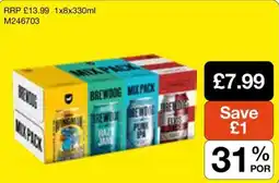 Booker Wholesale Brewdog mix pack offer