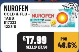Bestway Nurofen cold & flu - tabs offer