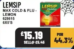 Bestway Lemsip max cold & flu - lemon offer