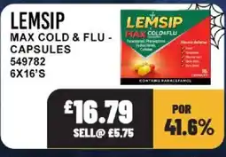 Bestway Lemsip max cold & flu - capsules offer