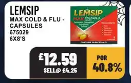 Bestway Lemsip max cold & flu - capsules offer