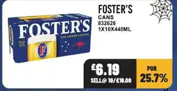 Bestway Foster's cans offer