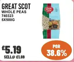 Bestway Great scot whole peas offer