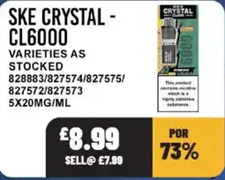 Bestway Ske crystal - cl6000 offer