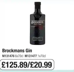 Booker Wholesale Brockmans Gin offer