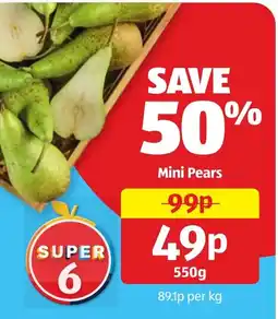 Aldi Mini Pears offer