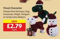 Aldi Tinsel Character offer
