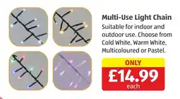 Aldi Multi-use light chain offer