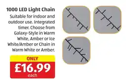 Aldi 1000 LED Light Chain offer