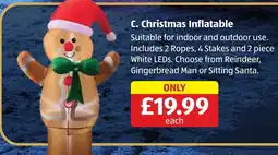 Aldi C. Christmas Inflatable offer