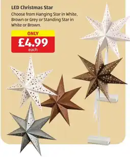 Aldi Led Christmas Star offer