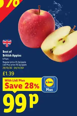Lidl Best of British Apples offer