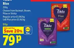 Lidl Tikda rice offer