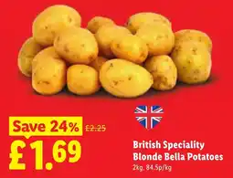 Lidl British Speciality Blonde Bella Potatoes offer