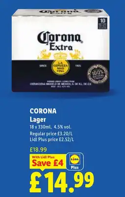 Lidl Corona lager offer