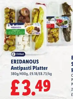 Lidl Eridanous Antipasti Platter offer