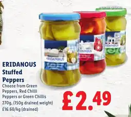 Lidl Eridanous stuffed peppers offer