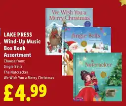 Lidl Lake Press Wind-Up Music Box Book Assortment offer