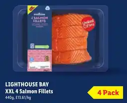 Lidl Lighthouse Bay 4 Salmon Fillets offer