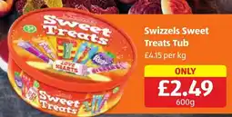Aldi Swizzels sweet treats tub offer