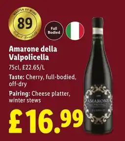 Lidl Amarone della Valpolicella offer