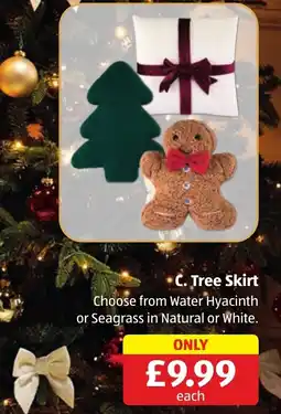 Aldi C. Tree Skirt offer