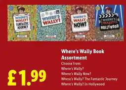 Lidl Where's Wally Book Assortment offer