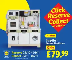 Lidl Lupilu Wooden Play Kitchen offer