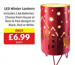 Aldi Led Winter Lantern offer