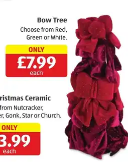 Aldi Bow Tree offer