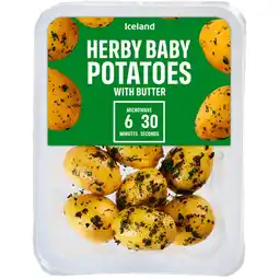 Iceland Iceland Herby Baby Potatoes 340g offer