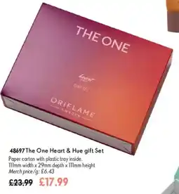 Oriflame The One Heart & Hue gift Set offer