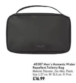 Oriflame Men's Moments Water Repellent Toiletry Bag offer