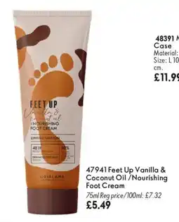 Oriflame Oriflame feet up vanilla & coconut oil / nourishing foot cream offer