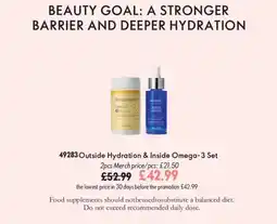 Oriflame Outside Hydration & Inside Omega-3 Set offer