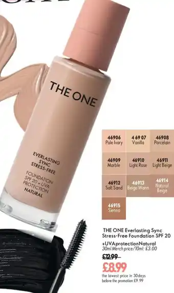 Tne One Everlasting Sync Stress-Free Foundation SPF 20