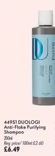 Oriflame Duologi Anti-Flake Purifying Shampoo offer