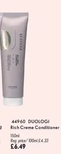 Oriflame Duologi Rich Creme Conditioner offer