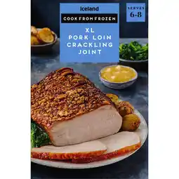 Iceland Iceland XL Pork Loin Crackling Joint 1.5kg offer